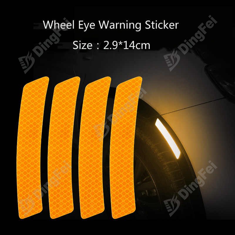 Custom Logo Reflector Bicycle Cycle Bike Motorcycle Tyre Car Door Reflective Sticker - 